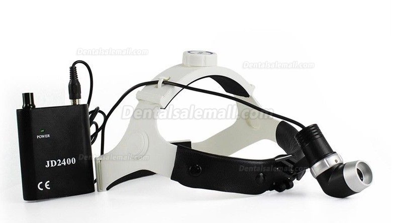 5W LED Dental Surgical Headlight Medical Headlamp JD2400 for ENT Headband Type